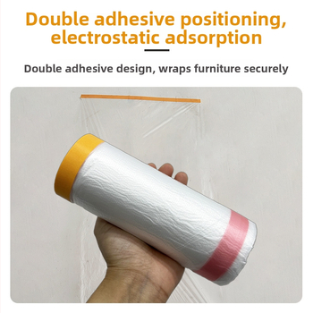 Pravouhlý plastový ochranný film pre dekoráciu nábytku a internátu; priehľadný, s logom, prispôsobiteľný a narezať na mieru.