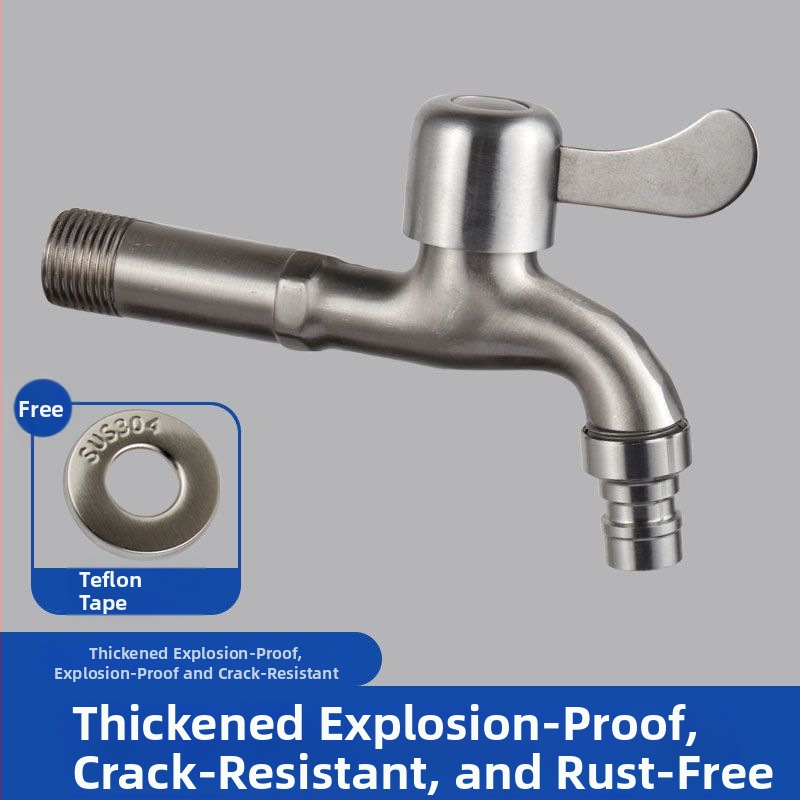 Nerezová vodovodná batéria s deliťom, 1 vstup, 2 výstupy, univerzálna montáž, keramický diskový Ventil