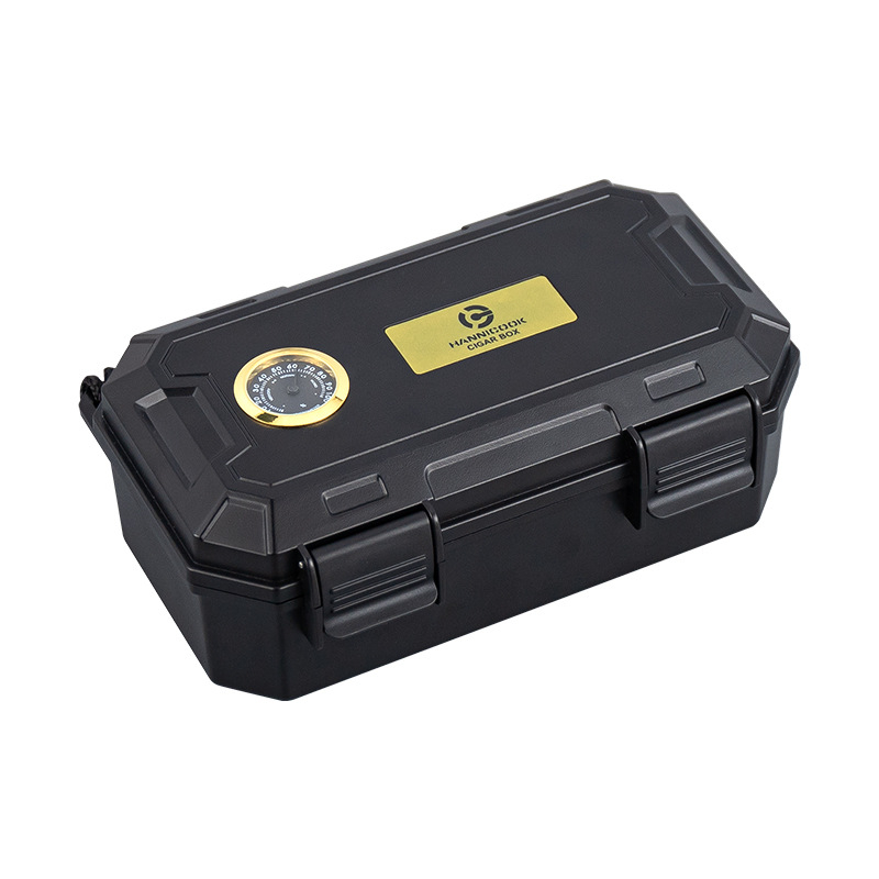 Prenosná krabička na cigary, vodotesná a uzatvárateľná, dvojvrstvová konštrukcia, veľká kapacita, sada 10 kusov (Značka: HANNICOOK)