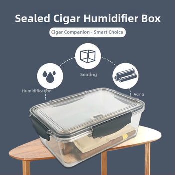 Huabei Humidor na cigary – PET Materiál, Uzavretý voči vlhkosti a škodcom, 20 kusov, Prispôsobiteľné