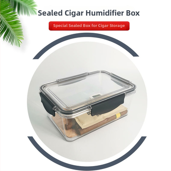 Huabei Humidor na cigary – PET Materiál, Uzavretý voči vlhkosti a škodcom, 20 kusov, Prispôsobiteľné