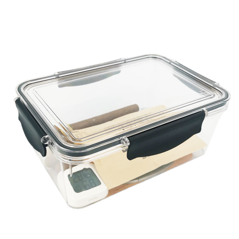 Huabei Humidor na cigary – PET Materiál, Uzavretý voči vlhkosti a škodcom, 20 kusov, Prispôsobiteľné