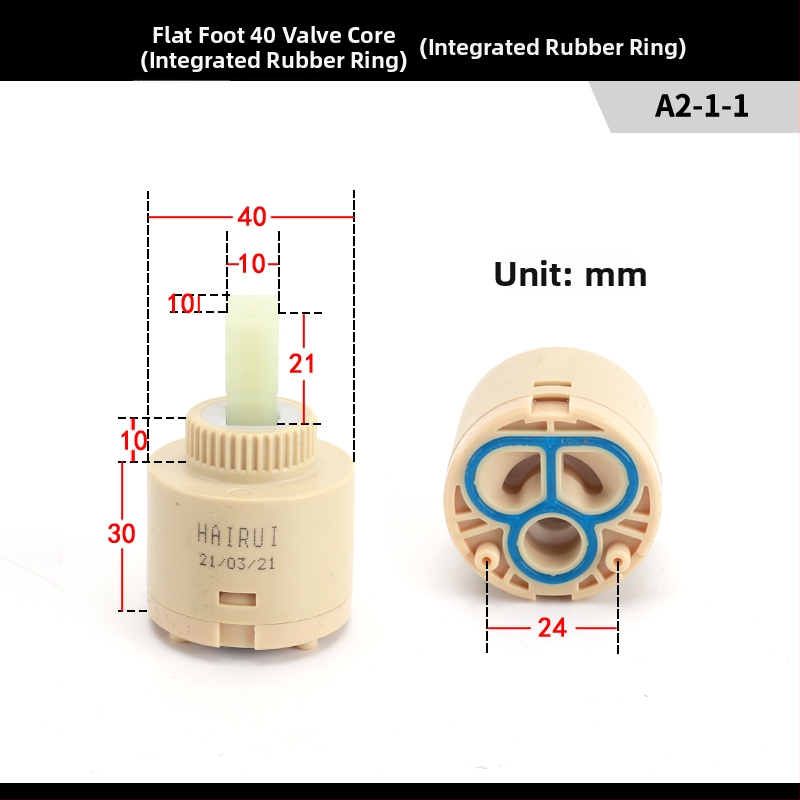Kuchynský drez keramické jadro ventilu 25/35/40 – horúca/studená miešacia súprava, sada údržby