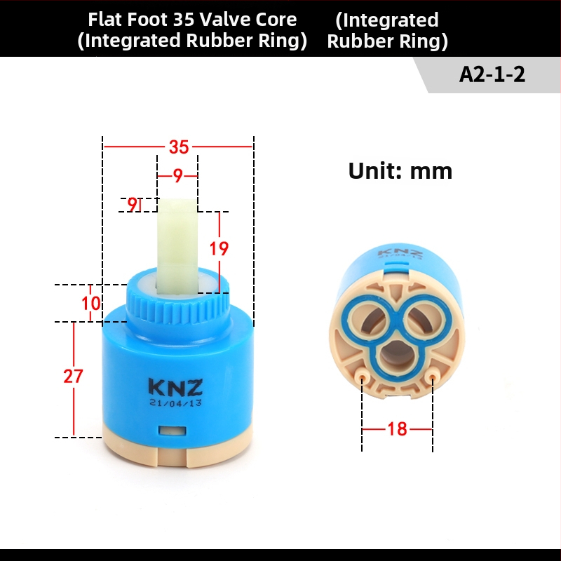 Kuchynský drez keramické jadro ventilu 25/35/40 – horúca/studená miešacia súprava, sada údržby