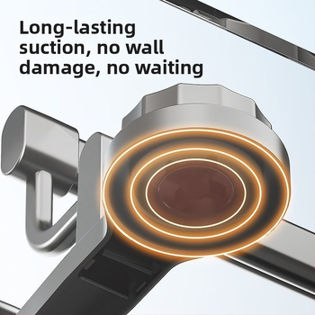 Kovový držiak na uteráky do kúpeľne, skladací, s prísavkou, na stenu, značky Qinjiu