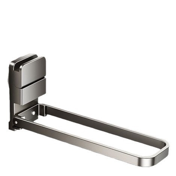 Kovový držiak na uteráky do kúpeľne, skladací, s prísavkou, na stenu, značky Qinjiu