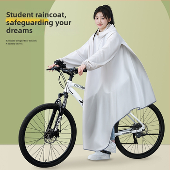 Dážďový pončó na bicykel pre dospelých, PVC tkanina, pre 1 osobu