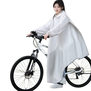Dážďový pončó na bicykel pre dospelých, PVC tkanina, pre 1 osobu