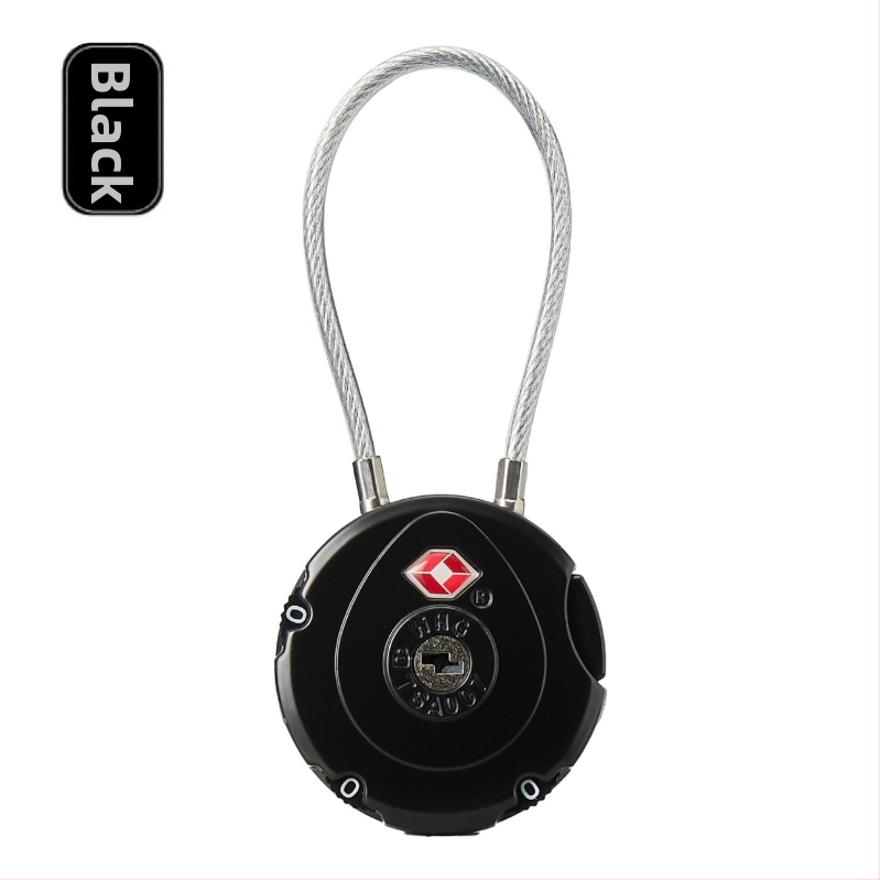 Digitálna zámka s heslom na batožinu a skrinky — zinková zliatina, hrúbka tyče 0,5 mm, rozstup 3 cm