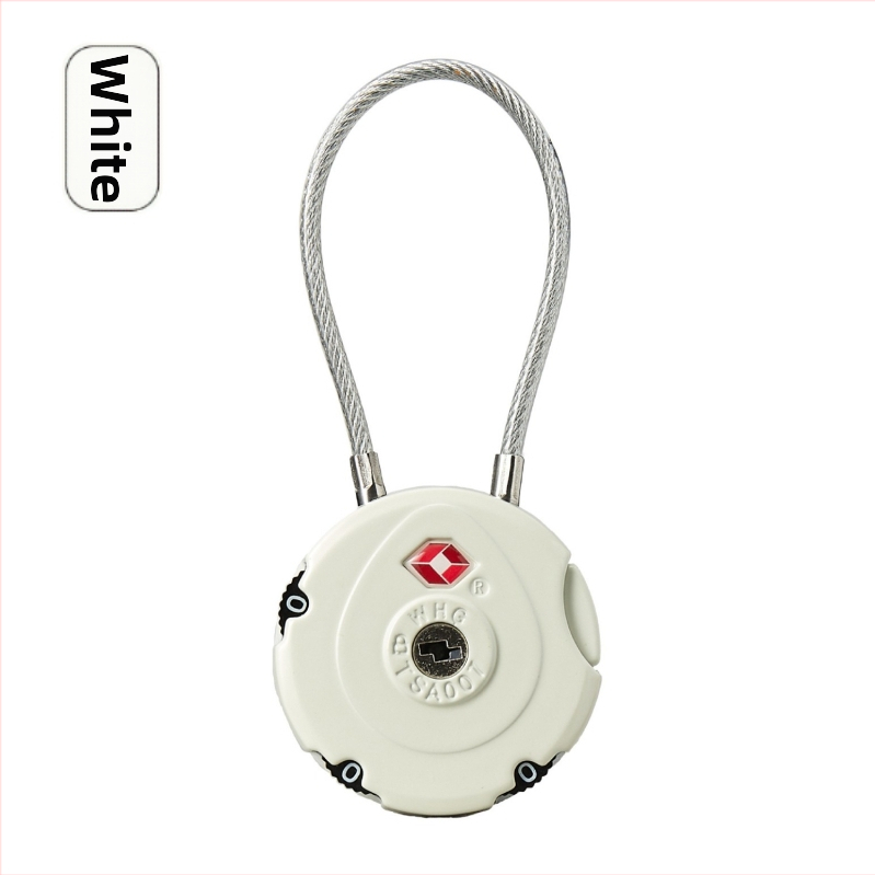 Digitálna zámka s heslom na batožinu a skrinky — zinková zliatina, hrúbka tyče 0,5 mm, rozstup 3 cm