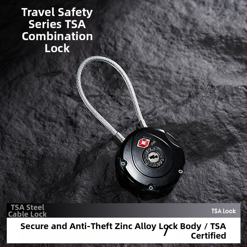 Digitálna zámka s heslom na batožinu a skrinky — zinková zliatina, hrúbka tyče 0,5 mm, rozstup 3 cm