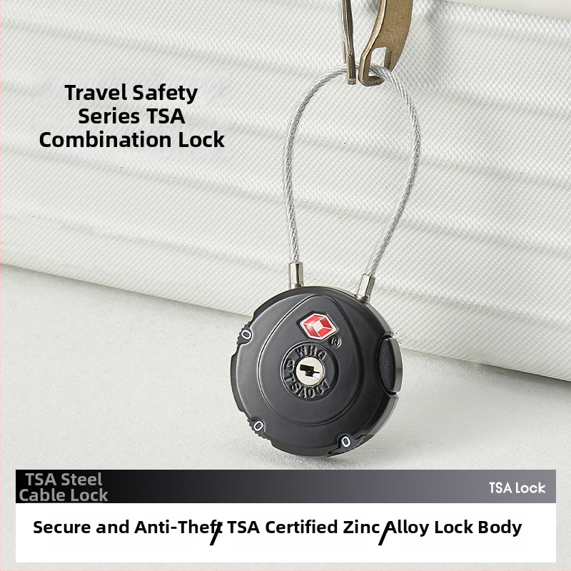 Digitálna zámka s heslom na batožinu a skrinky — zinková zliatina, hrúbka tyče 0,5 mm, rozstup 3 cm