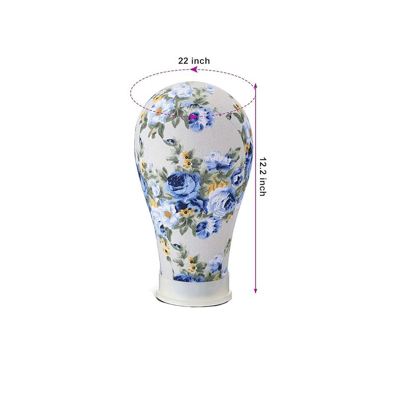 Yunjin forma hlavy na parochu – plátená hlava pre ostrihanie, podpora hlavy manekén, nástroj na ostrihanie (neto obsah: 200)