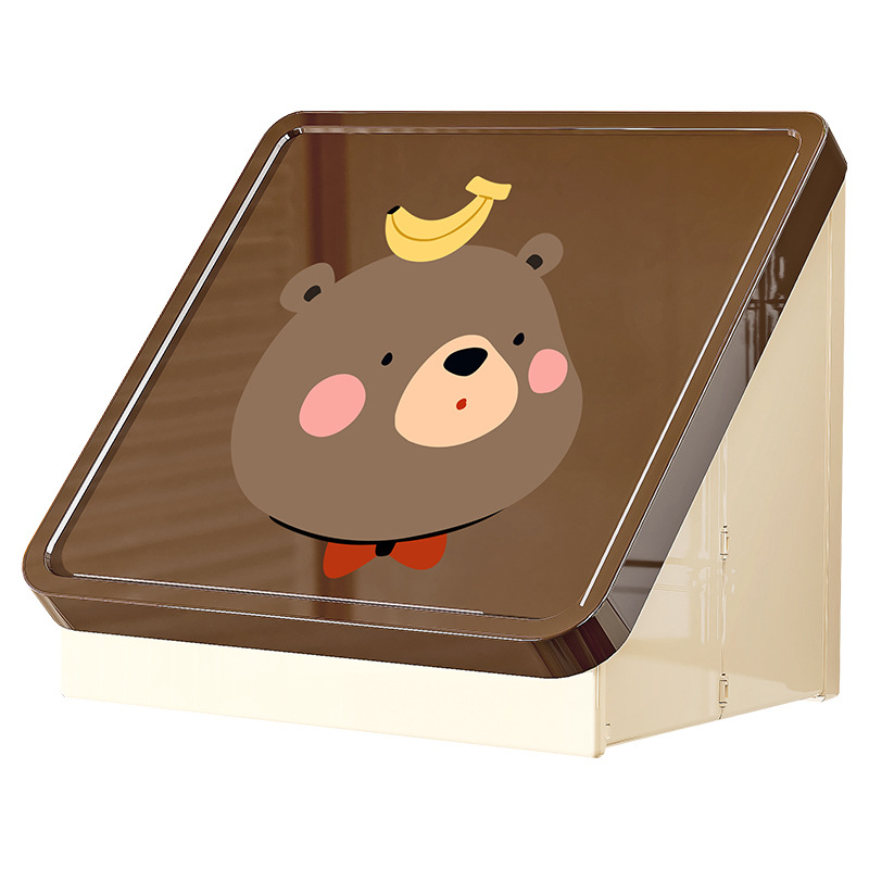 Nástenný skladací plastový regál do kúpeľne (Model 8022, Značka Simple Plastic, 1 vrstva, zaťaženie 1–5 kg)