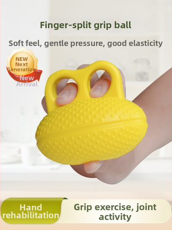 Spaudimo jėgos treniravimo kamuolys – PU medžiaga, pirštų ir riešo lavinimui, suaugusiems