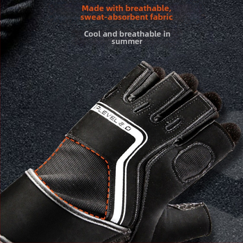 Posilňovacie rukavice s ochranou dlane – nylon, polovičný prst, ochranná dlaň (TMT)