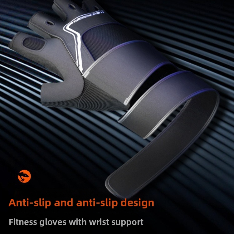 Posilňovacie rukavice s ochranou dlane – nylon, polovičný prst, ochranná dlaň (TMT)