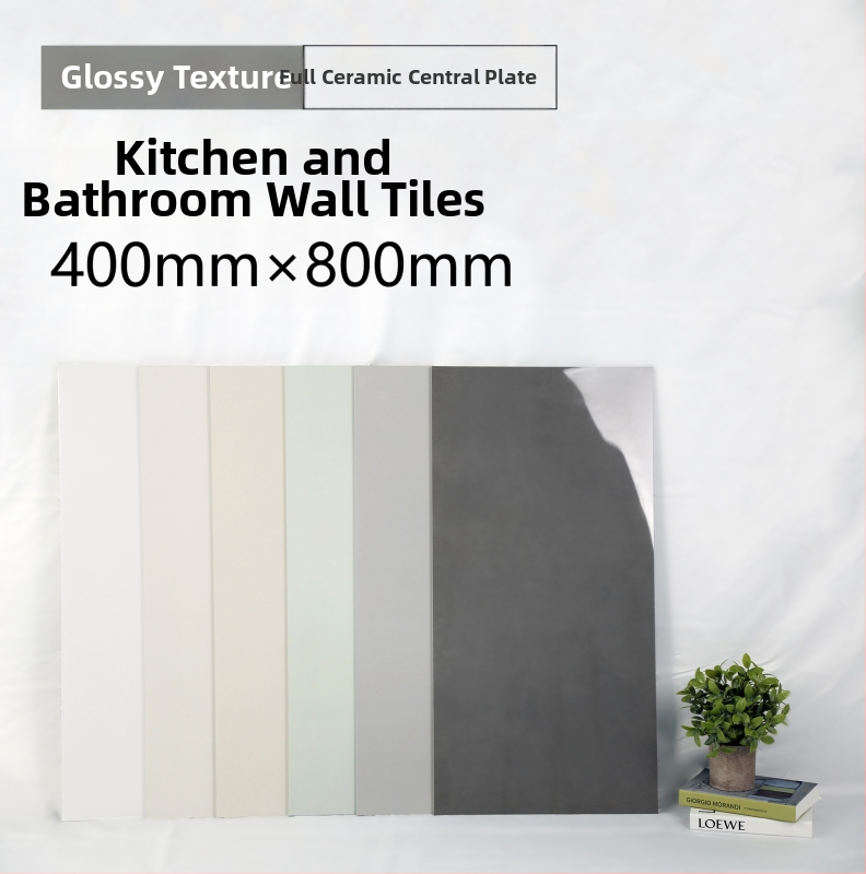 Lesklá vnútorná dlaždica na stenu, Bright micro cement séria, mikrocement dlaždička, protiskluzová, pre kúpeľňu