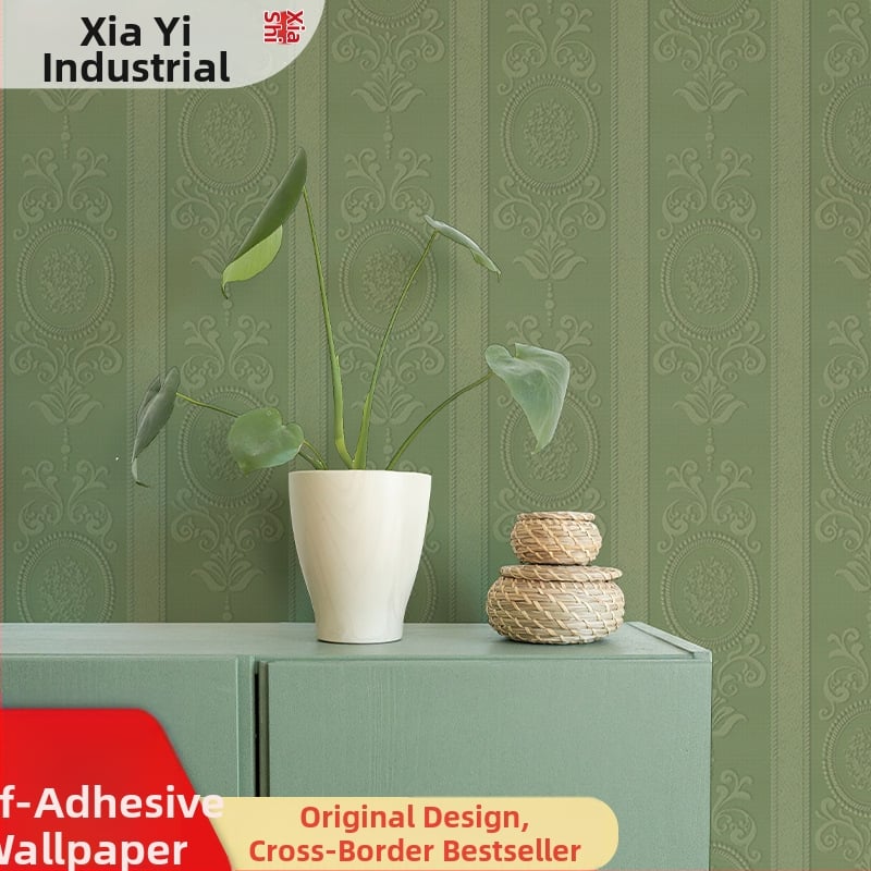 3D Rococo nástenná nálepka - PVC, samolepiaca, vodotesná, jedno dielna, moderný minimalistický 3D nástenný dekor pre obývaciu izbu, spálňu a študovňu