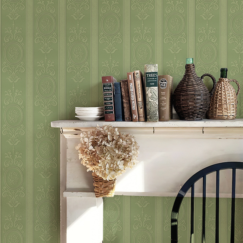 3D Rococo nástenná nálepka - PVC, samolepiaca, vodotesná, jedno dielna, moderný minimalistický 3D nástenný dekor pre obývaciu izbu, spálňu a študovňu