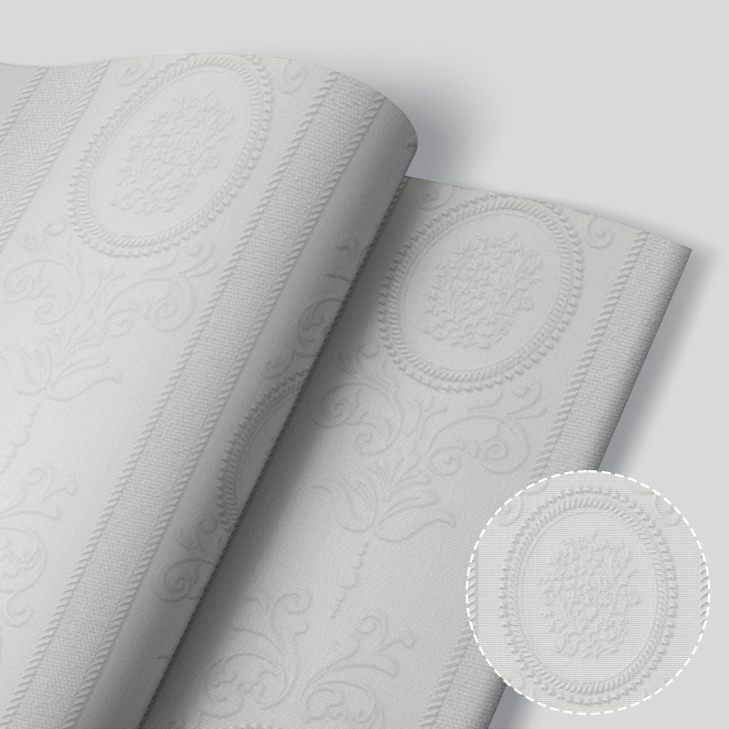 3D Rococo nástenná nálepka - PVC, samolepiaca, vodotesná, jedno dielna, moderný minimalistický 3D nástenný dekor pre obývaciu izbu, spálňu a študovňu