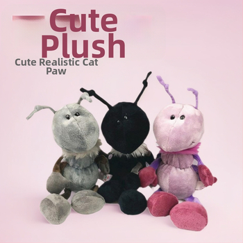 Plyšová ant-figúrka, krátky plyš, výplň PP bavlna, OEM logo