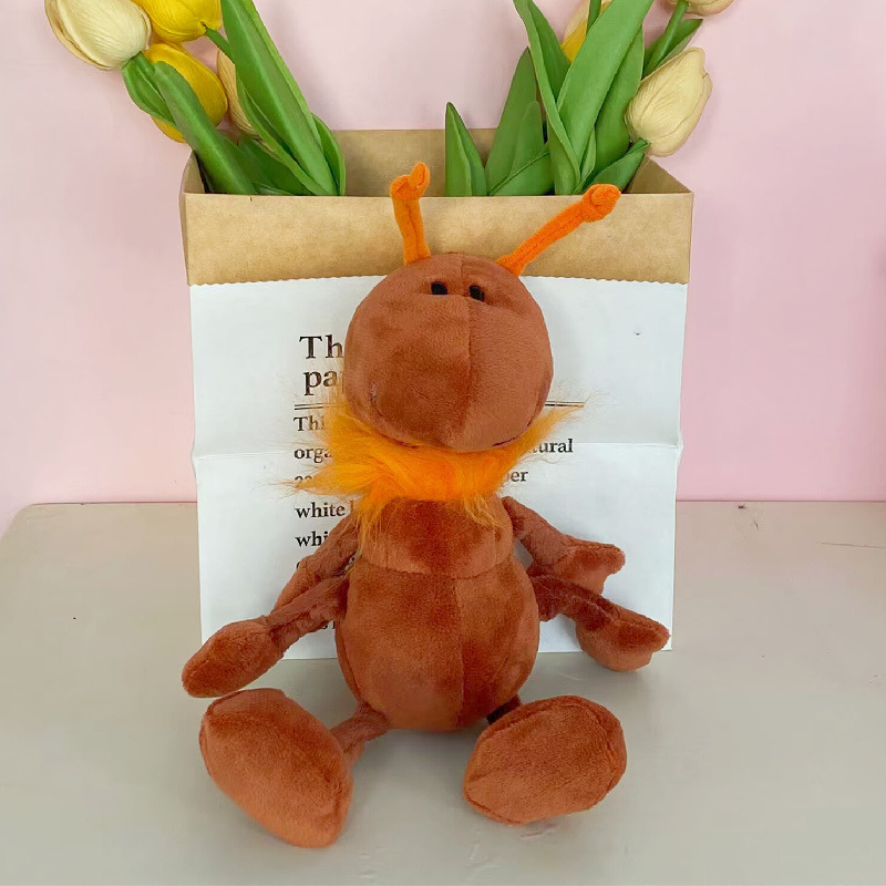 Plyšová ant-figúrka, krátky plyš, výplň PP bavlna, OEM logo