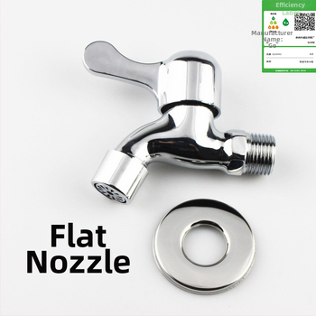 Rozšírený kohút na práčku do steny, dvojité použitie, zliatina zinku, 15 mm vstup, 20 mm sedadlo ventilu, 1,6 MPa