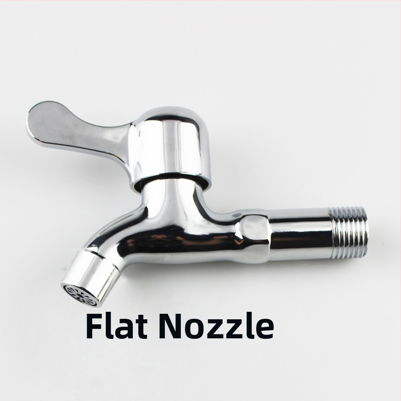 Rozšírený kohút na práčku do steny, dvojité použitie, zliatina zinku, 15 mm vstup, 20 mm sedadlo ventilu, 1,6 MPa