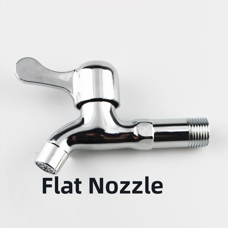 Rozšírený kohút na práčku do steny, dvojité použitie, zliatina zinku, 15 mm vstup, 20 mm sedadlo ventilu, 1,6 MPa