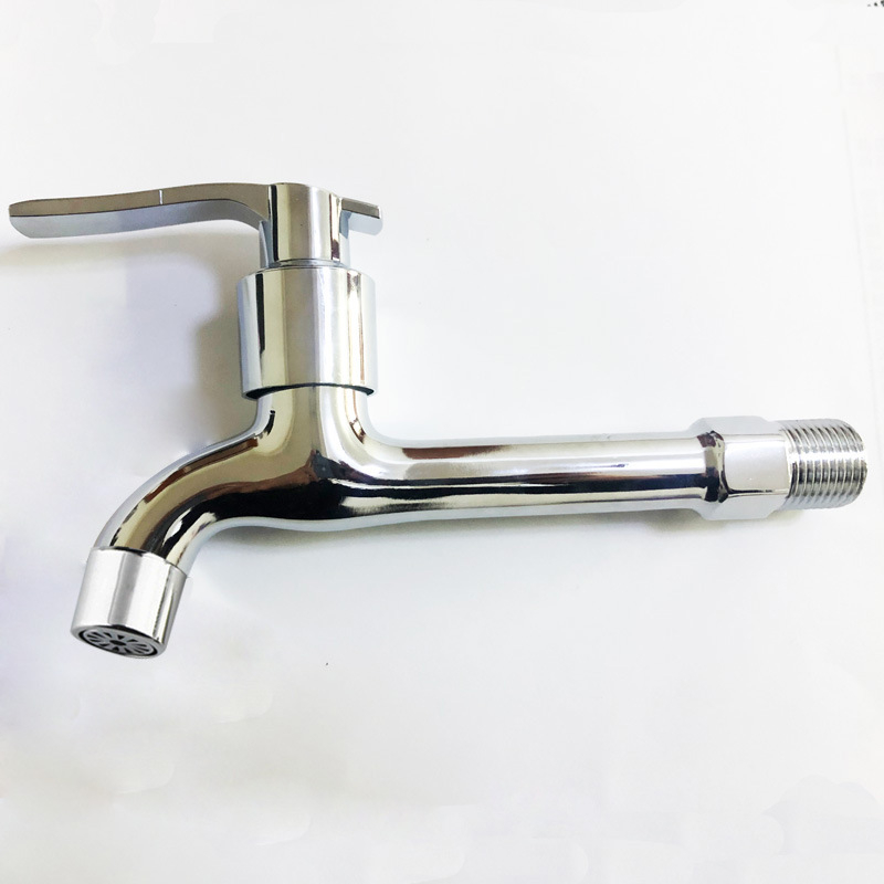 Rozšírený kohút na práčku do steny, dvojité použitie, zliatina zinku, 15 mm vstup, 20 mm sedadlo ventilu, 1,6 MPa