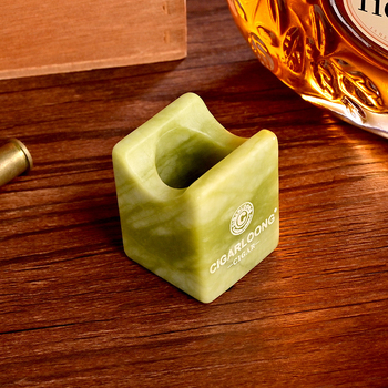 CIGARLOONG jadeový držiak na cigáre, s veľkým priemerom otvoru, prenosný