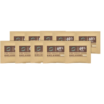 Sigari niiskuskott, 69% konstantne temperatuur, komplekt 10, plastikmaterjal, kohandatav