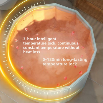 Skladaná vaňa pre dospelých — na kúpanie, nosnosť 100 kg, materiál: tarpaulin