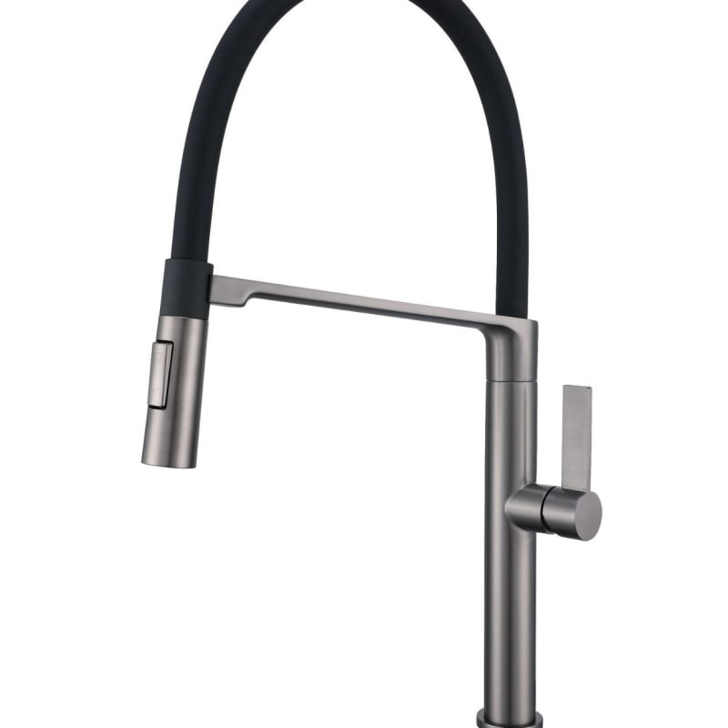 Meďový kuchynský drezový faucet s ťahacím magnetickým výtokom, mixér, keramický ventil, tlak 0.2–0.5 MPa, teplota do 75°C