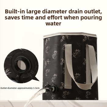 Sklápateľná vaňa na namáčanie nô – hlboká PVC vaňa na domáce použitie, tepelná izolácia, Lohas Travel, pre dospelých