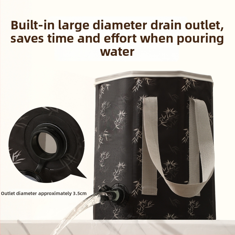 Sklápateľná vaňa na namáčanie nô – hlboká PVC vaňa na domáce použitie, tepelná izolácia, Lohas Travel, pre dospelých