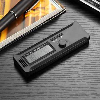 Higrometar za cigare s magnetskim pričvršćenjem, prijenosan, precizan, višefunkcijski mjerni uređaj za temperaturu i vlagu CK-25CD