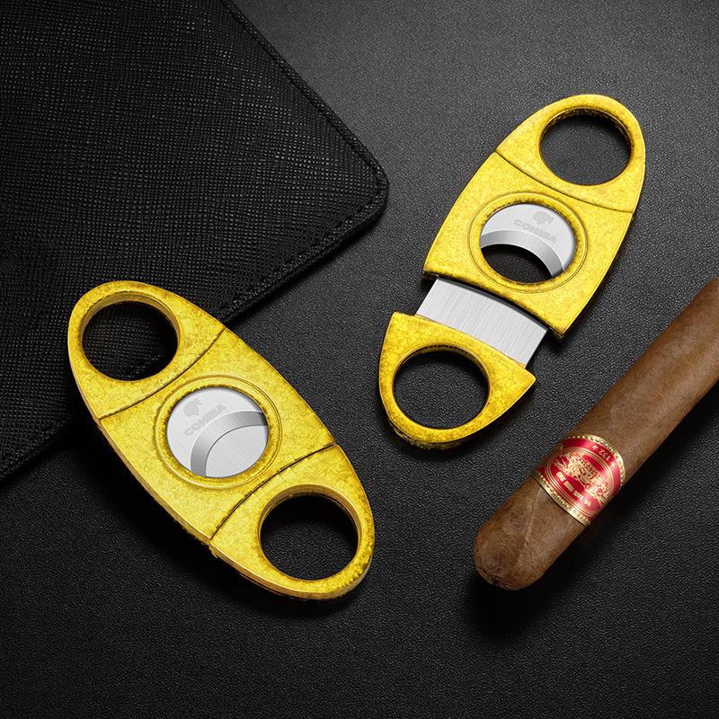 Nožnice na cigary Cigarloong, nerezová oceľ, model GLE-23, cestovné, ostrá čepel