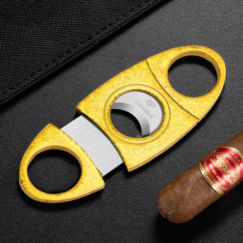 Nožnice na cigary Cigarloong, nerezová oceľ, model GLE-23, cestovné, ostrá čepel