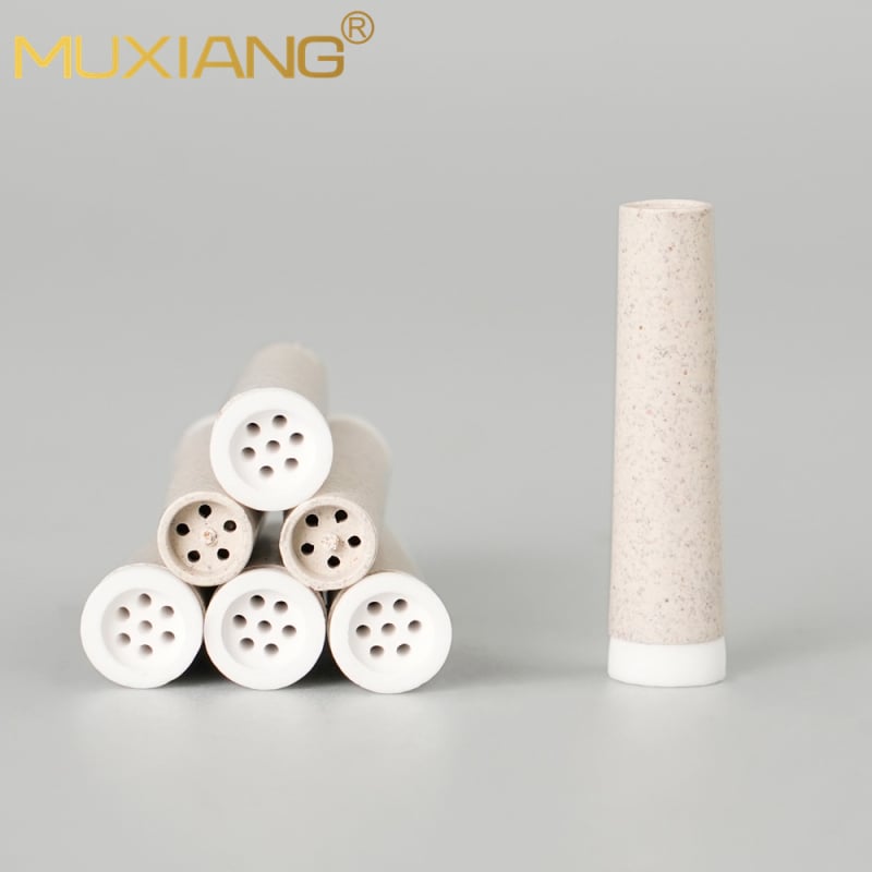 Konusni filter za lulu, 7 mm s biološki razgradivim plastičnim kućištem, dodaci za lulu, pakiranje 50 komada, mogućnost otiska loga