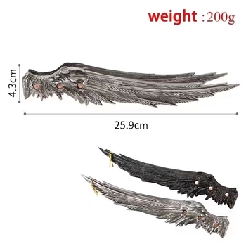 Ανακυκλώσιμο κλιπ για κάρβουνο σε σχήμα φτερού για πίπα νερού – αξεσουάρ καπνίσματος, μοντέλο Slda0248, συσκευασία 100 τεμάχια