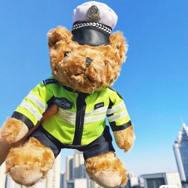 Lejim plyšový medvedík - bábika, Teddy medvedík, mimoriadne jemný krátky plyš, PP bavlna výplň, vhodné pre vek 15–35