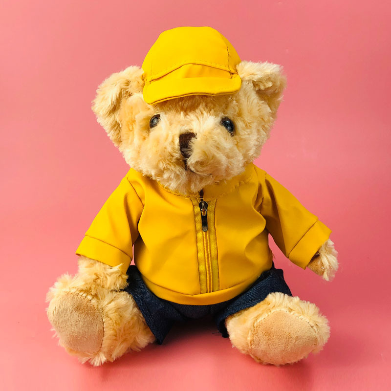 Lejim plyšový medvedík - bábika, Teddy medvedík, mimoriadne jemný krátky plyš, PP bavlna výplň, vhodné pre vek 15–35