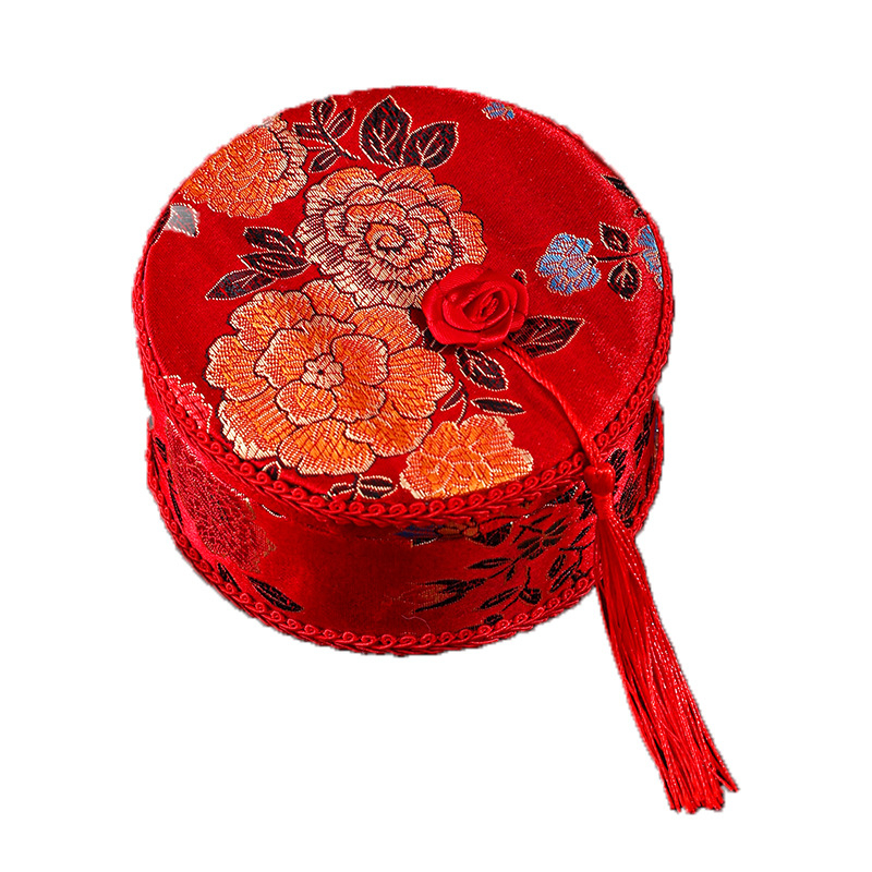 Svadobná šijacia škatuľka – set pre nevestu, luxusný a praktický šijací set s motívmi šťastia, zbierka svadobných potrieb