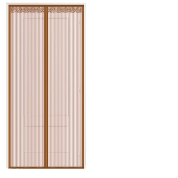 Sieťová dverová záves do spálne, moderný minimalistický štýl, vzor rastlín