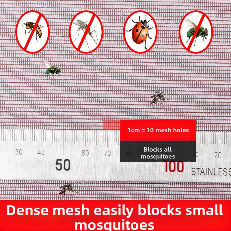 Durelių durų tinklelio užuolaida miegamajam, modernus minimalistinis stilius, augalų raštas