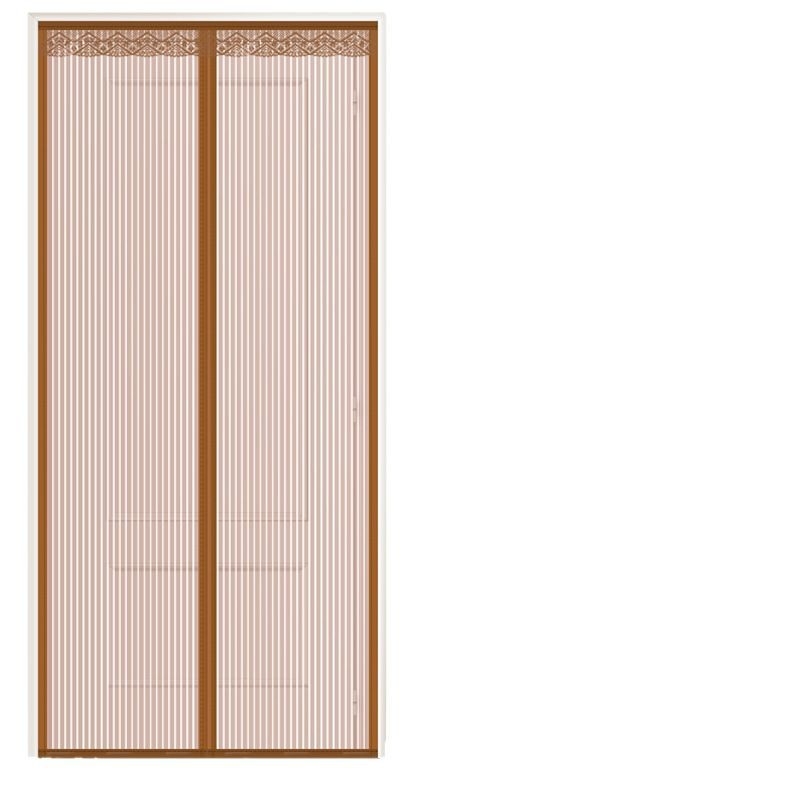 Sieťová dverová záves do spálne, moderný minimalistický štýl, vzor rastlín