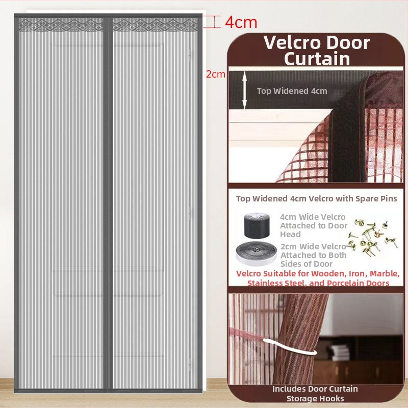 Sieťová dverová záves do spálne, moderný minimalistický štýl, vzor rastlín