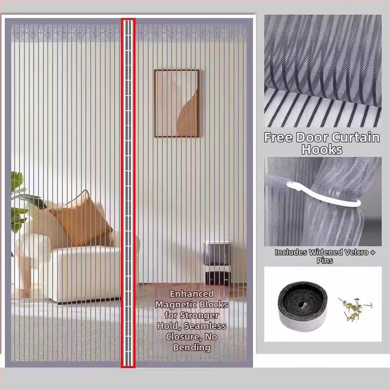 Sieťová dverová záves do spálne, moderný minimalistický štýl, vzor rastlín